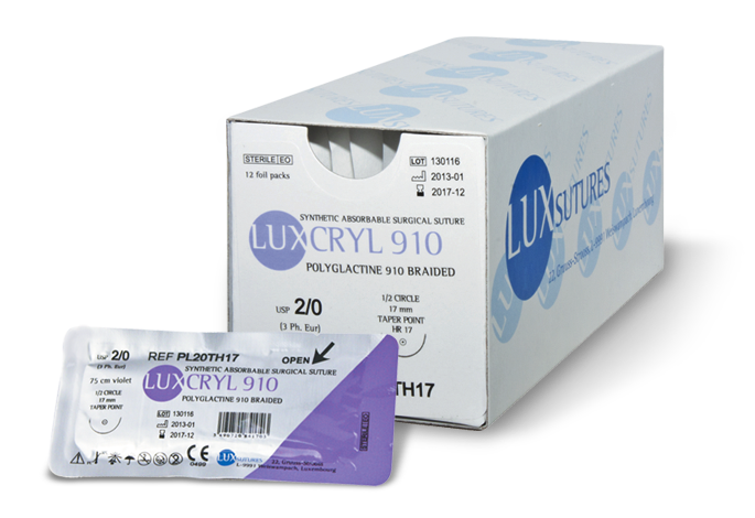 Luxcryl 910 USP 3/0 (2)