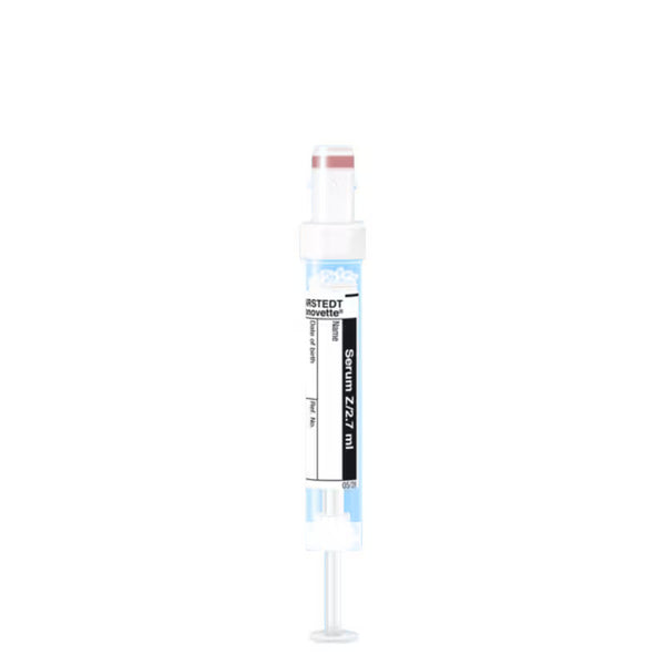 S-Monovette 2,7 ml, seerumi, paperietiketillä