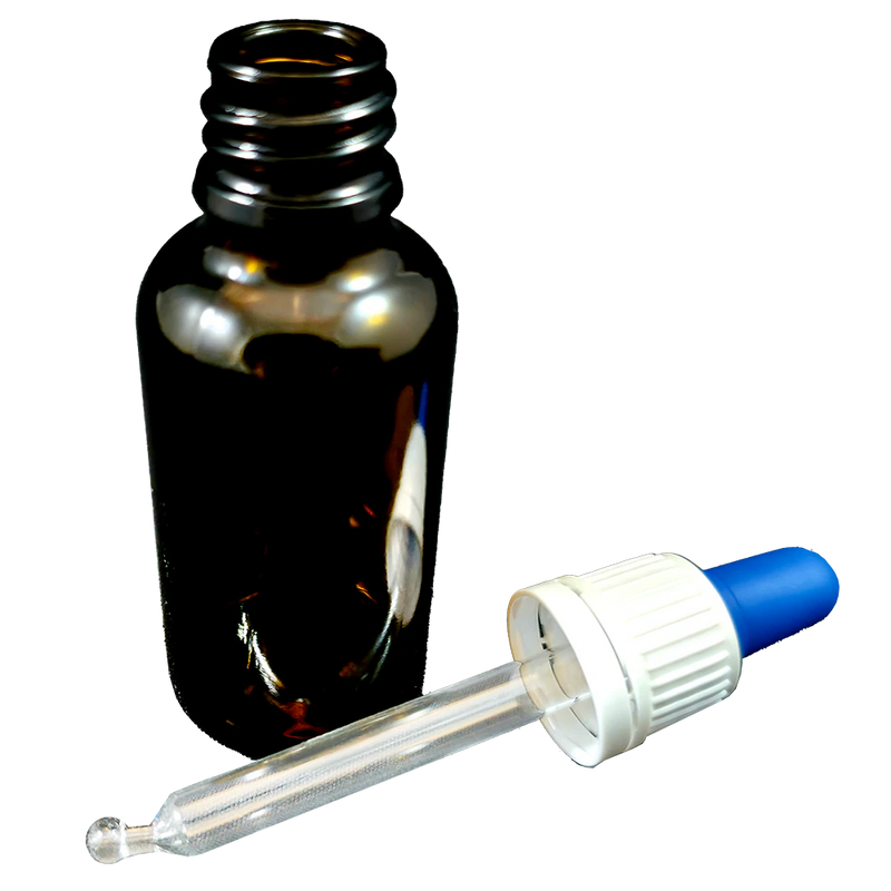 Pipetti 20 ml ruskealle lasipullolle