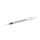 Kruuse 3-osainen insuliiniruisku, 0,5 ml, neula 0,33 x 12 mm