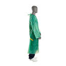 Krutex kertakäyttöinen suojatakki, epästeriili, vihreä, 130 cm, 25 kpl