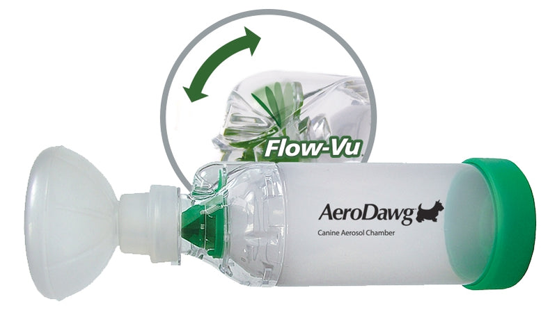 AeroDawg-inhalaatiolaite /+Flow-Vu, koirille (yli 9 kg)