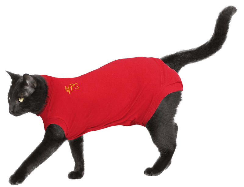 Suojapuku Medical Pet Shirt, punainen, kissoille, XXXS - S